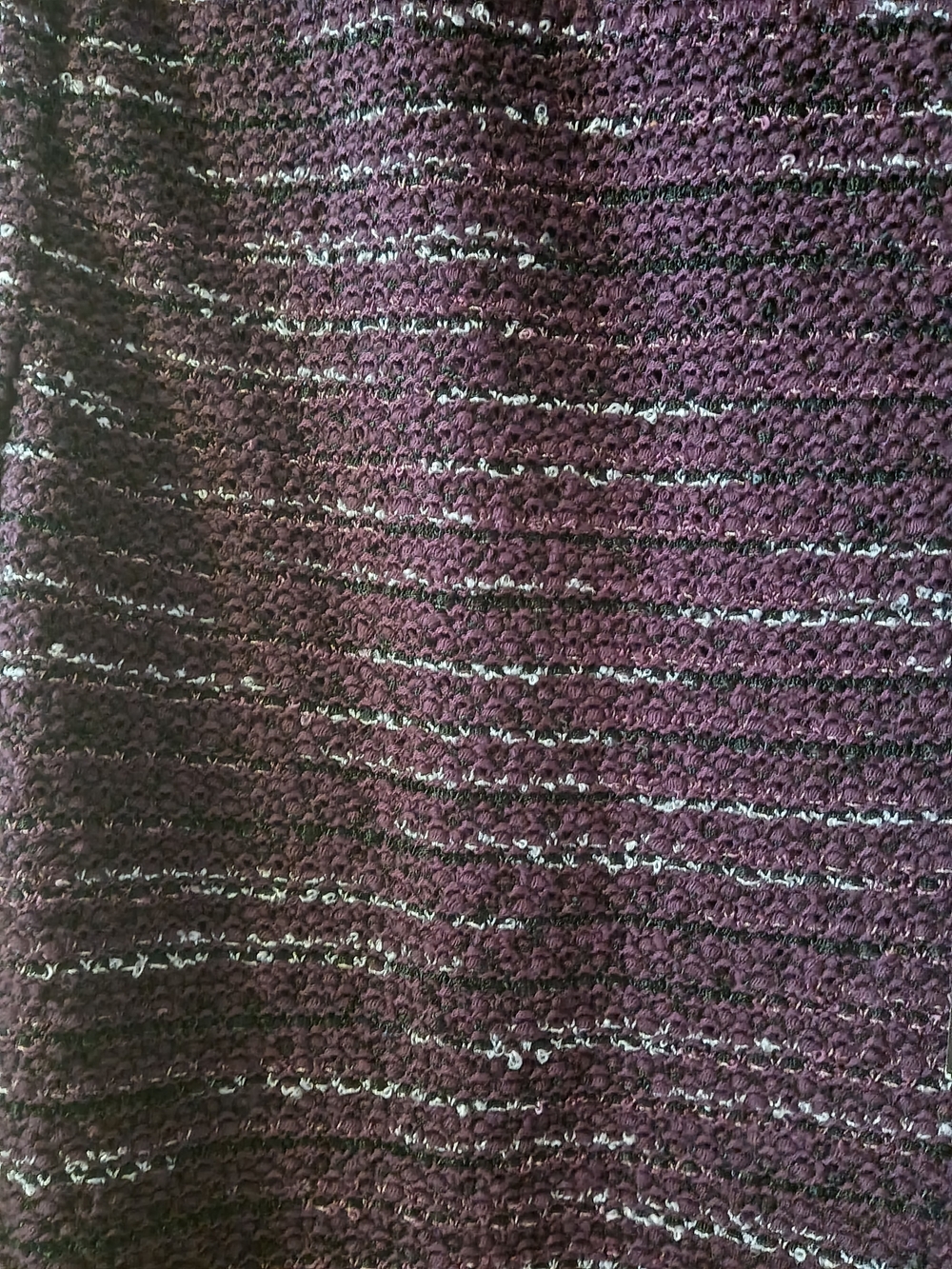 Misook Plum Textured Knit Women's Sweater - Picture 4 of 13